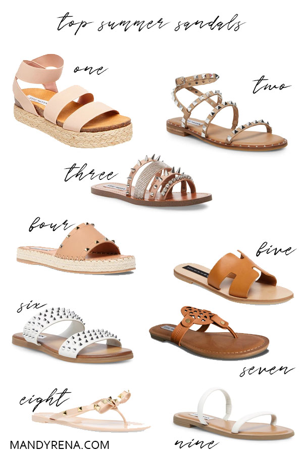 Top Summer Sandal Picks – Mandy Rena